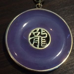 Gold Asian-inspired Pendant