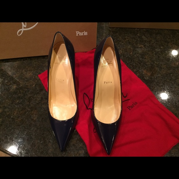 Christian Loubitin, decollete, 85mm, patent ,pumps - Picture 2 of 4