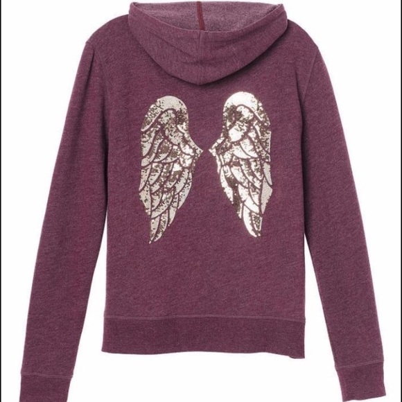 Victoria secret angel wing zip up