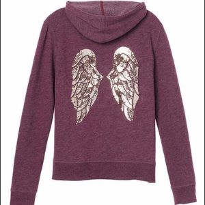 Victoria secret angel wing zip up