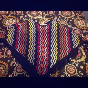 Vintage acrylic shawl
