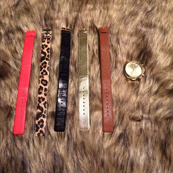Reversible Band Watch Set