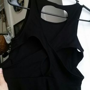 Cut out back dress