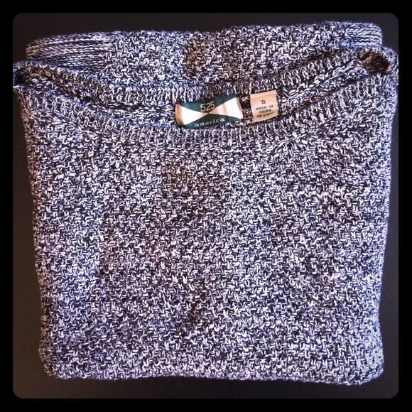 525 America, loose fit Grey, white, black Sweater - Picture 1 of 4