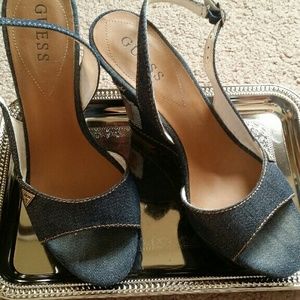 Denim Guess Wedges