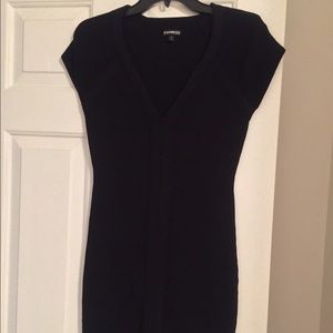 Express Black Bodycon Dress