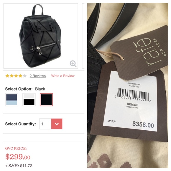 NWT RAFE New York Leather Backpack