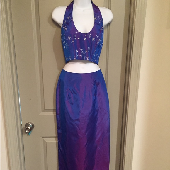NWT! Jessica McClintock crop top prom dress!