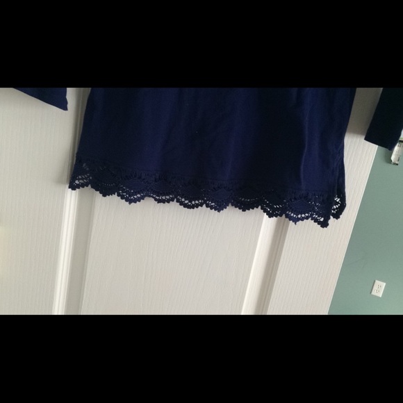 Charming Charlie navy top - Picture 2 of 2