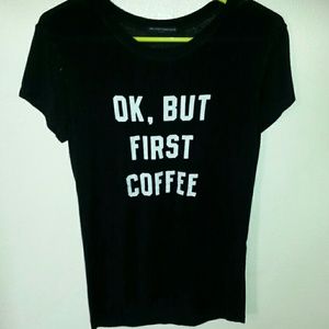 Brandy melville coffee first tee