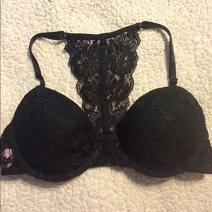 NWOT Sexy black lace Candie's push up bra!