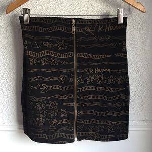 Keith Haring 'Sexy Snakeprint' Skirt H.O.F.