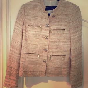 Pink woven Zara blazer