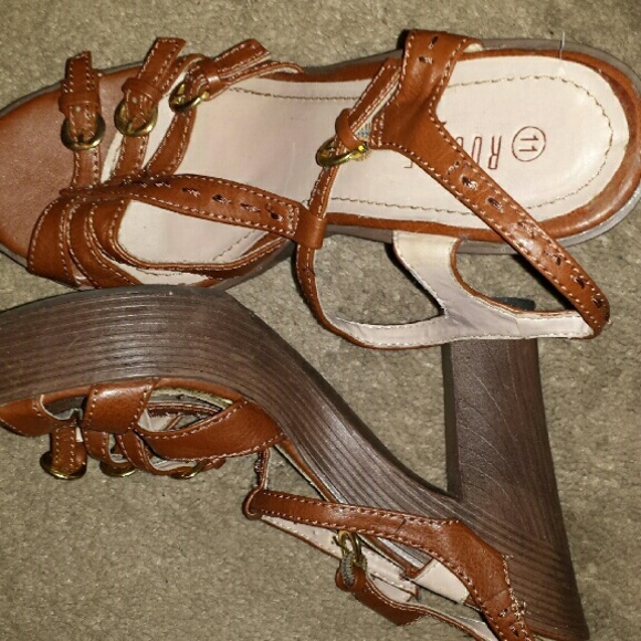 Strappy heels