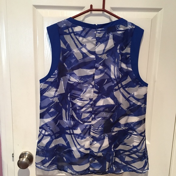 Vince Camuto Royal Blue Blouse - Picture 4 of 4