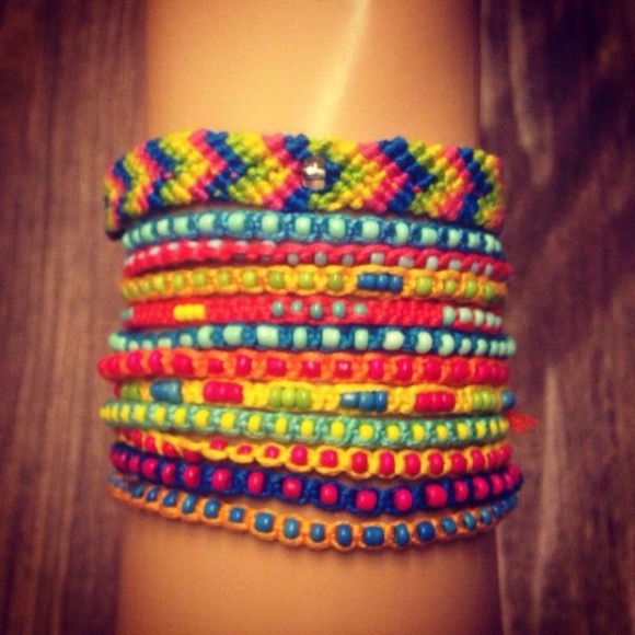 Vibrant and dainty forever bracelets