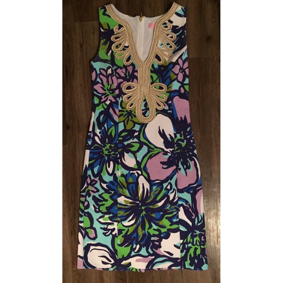 LILLY PULITZER JANICE SHIFT DRESS SPECTRUM BLUE