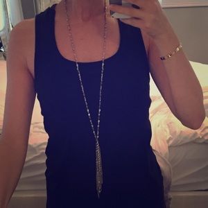 Silver chain necklace