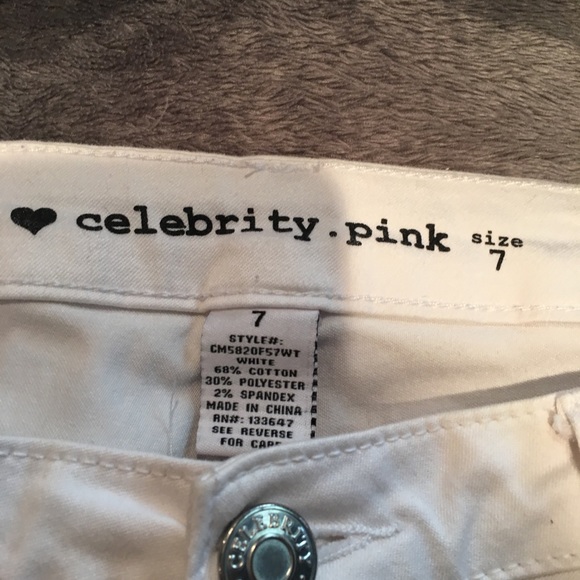 Celebrity Pink Pure White Skinny Jeans - Picture 2 of 4