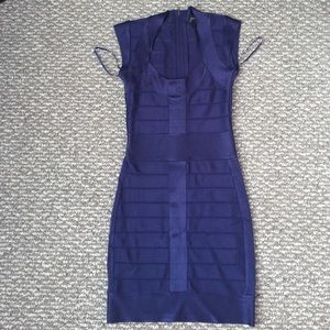 French connection navy bandage dress