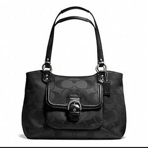 Black Coach Campbell Belle Signature Carryall