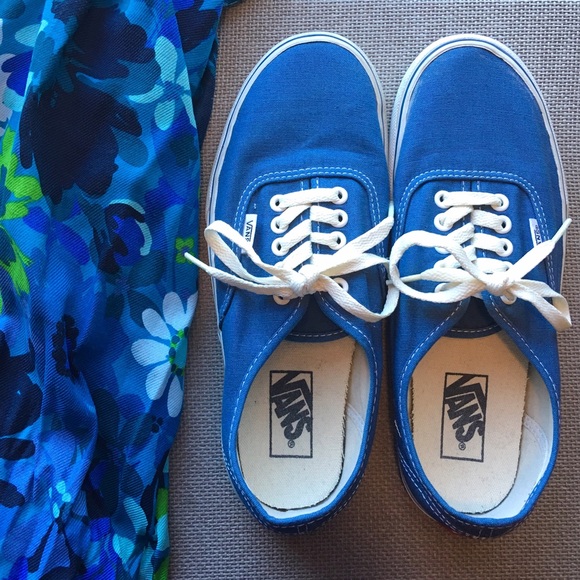 Like new blue vans