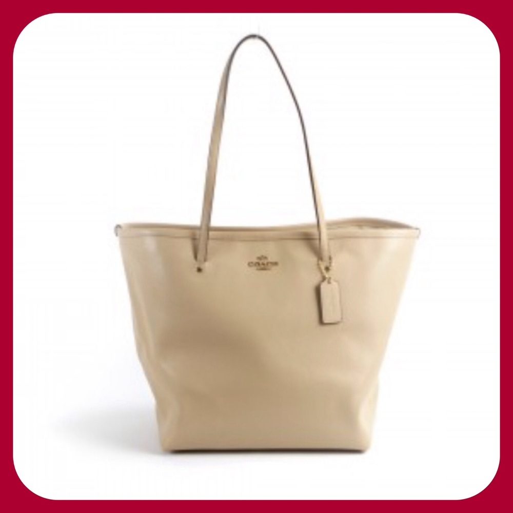 Coach Crossgrain Leather Taxi Tote - Picture 1 of 5
