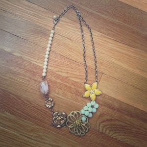 Anthropologie floral necklace
