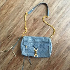 Rebecca Minkoff Ostrich Embossed Shoulder Bag