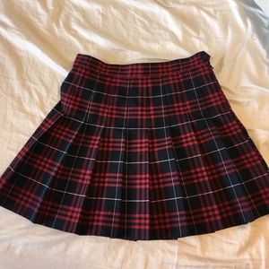 American Apparel Plaid Tennis Skirt