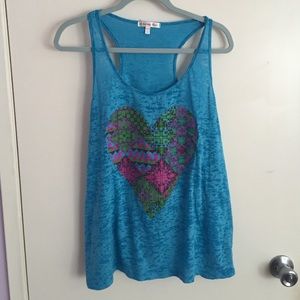 Curious Gypsy Burnout Tank Size XXL