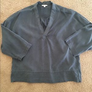 Gap Gray Loose Blouse