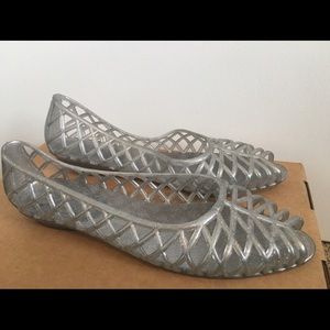 American Apparel jelly flats