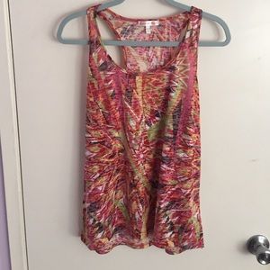 Curious Gypsy Burnout Tank Size XXL