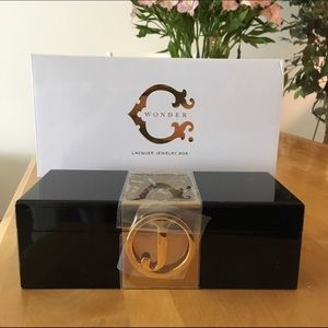 BRAND NEW! C WONDER JEWELRY BOX - J MONOGRAM