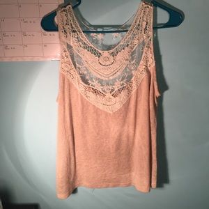 Charlotte Russe laced tank top