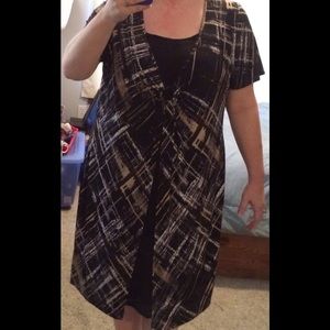 NWOT One-Piece Mock Jacket Dress