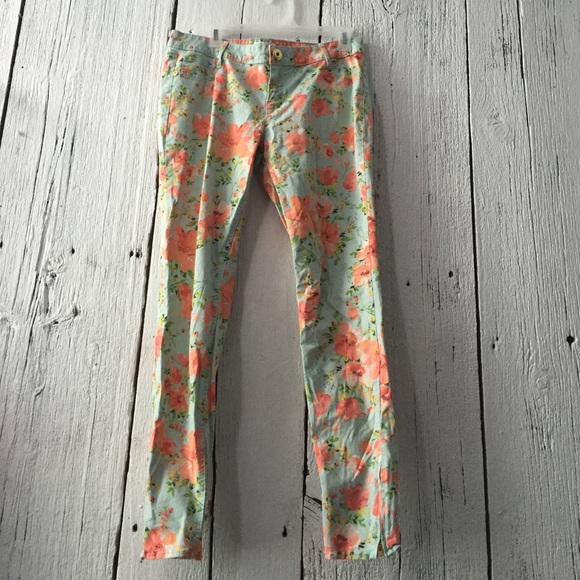 Candies floral jeans