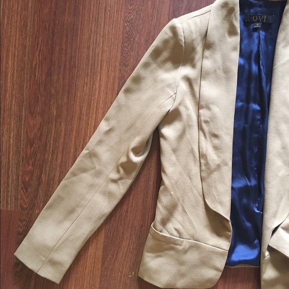 khaki blazer