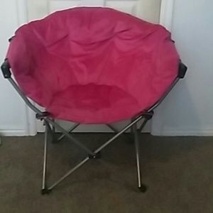 Comfy pink chair!