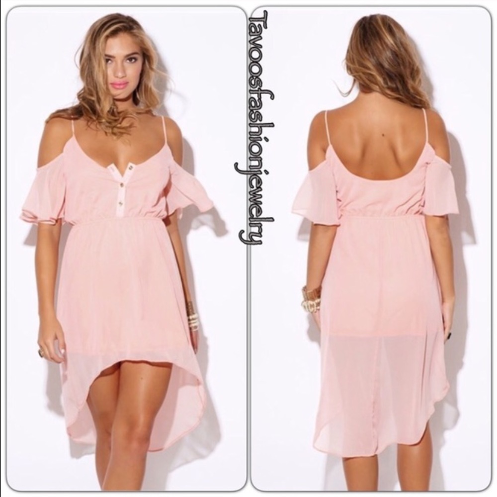 Valentine Pink Lily Dress - Picture 2 of 2