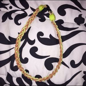 Softball print necklace