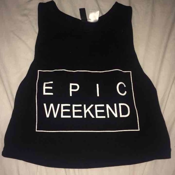 black crop top