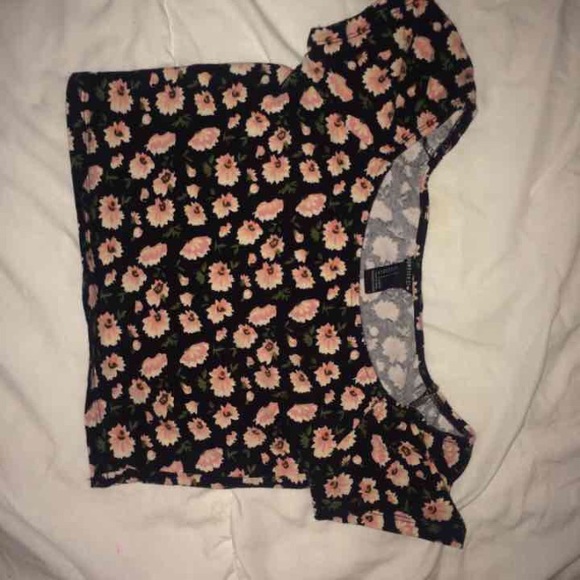 floral crop top