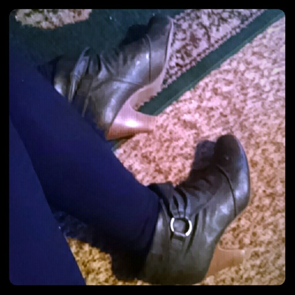 Grey booties