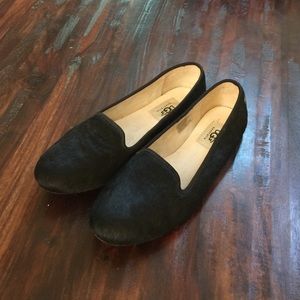UGG smoking loafers 8.5 calf hair NWOT
