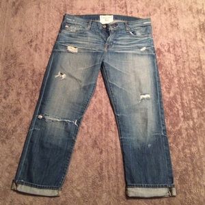 Big star "Taylor" boyfriend fit cropped jeans