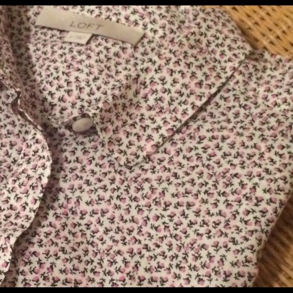 LOFT floral shirt