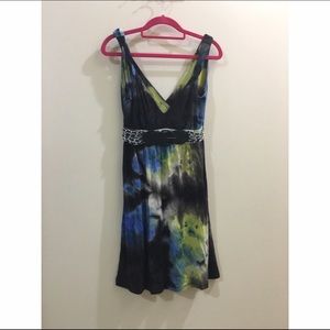 Cute and comfy tie dye dress with a belt
