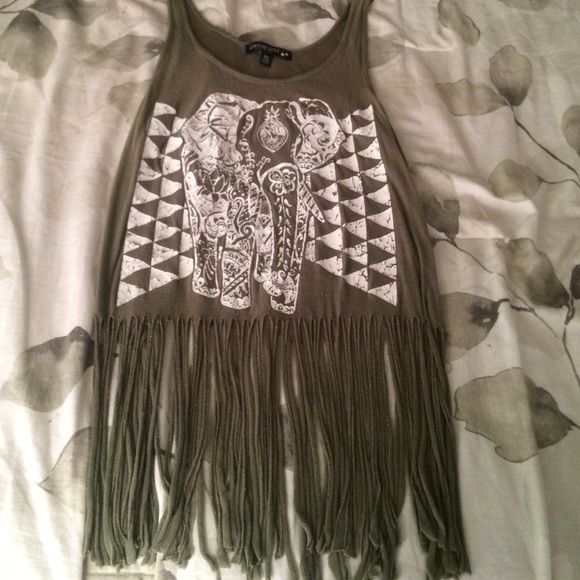 FRINGED TEE - Picture 2 of 3